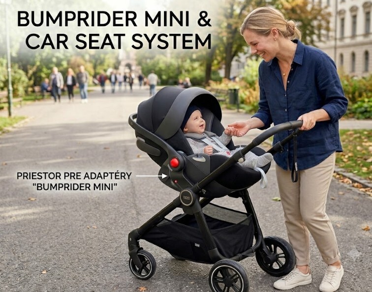 Bumprider Connect Mini adaptéry na autosedačku